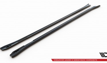 Тюнинговые накладки на пороги Porsche Panamera / Panamera Diesel 970 / Panamera Turbo 970 вер. 1 фото