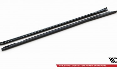 Диффузоры на боковые пороги Porsche Panamera / Panamera Diesel 970 /Panamera Turbo 970 вер. 2 фото