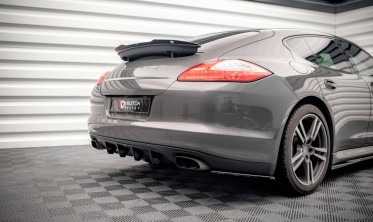 Центральна накладка на задній бампер Porsche Panamera / Panamera Diesel 970 фото