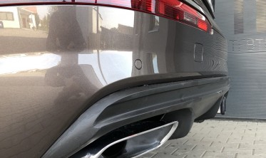Накладка дифузор заднього бампера Audi Q7 4M фото