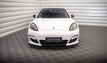 Тюнинговая накладка на передний бампер Porsche Panamera Turbo 970 вер. 1 фото