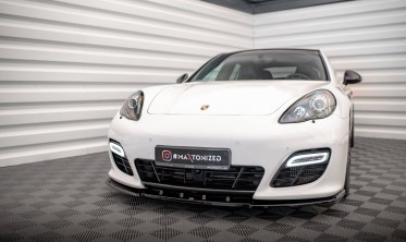 Тюнинговая накладка на передний бампер Porsche Panamera Turbo 970 вер. 1 фото