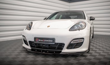 Диффузор на передний бампер Porsche Panamera Turbo 970 вер. 2 фото