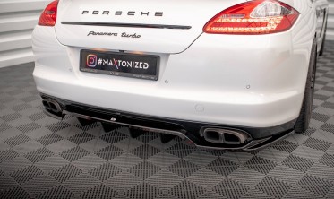 Тюнинговая накладка на задний бампер Porsche Panamera Turbo 970 фото