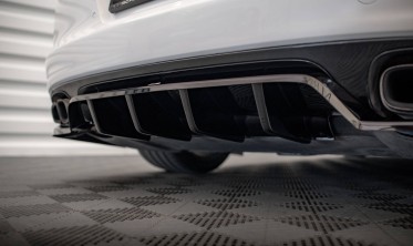 Тюнинговая накладка на задний бампер Porsche Panamera Turbo 970 фото