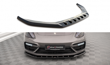 Тюнинговая накладка на передний бампер Porsche Panamera Turbo S E-Hybrid 971 вер. 1 фото