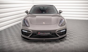 Диффузор на передний бампер Porsche Panamera Turbo S E-Hybrid 971 вер. 2 фото