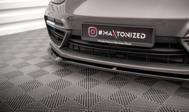 Диффузор на передний бампер Porsche Panamera Turbo S E-Hybrid 971 вер. 2 фото