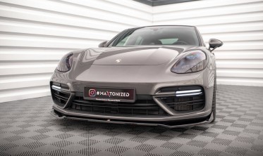 Диффузор на передний бампер Porsche Panamera Turbo S E-Hybrid 971 вер. 2 фото