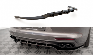Тюнінговий дифузор на задній бампер Porsche Panamera Turbo S E-Hybrid / Panamera E-Hybrid фото