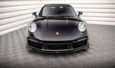 Тюнинговая накладка на передний бампер Porsche 911 Turbo S 992 фото