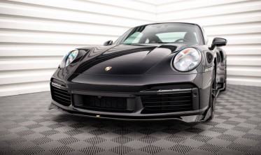 Тюнинговая накладка на передний бампер Porsche 911 Turbo S 992 фото