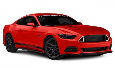 Решетка радиатора с LED Ford Mustang (2015-2017) Ecoboost, V6, GT фото