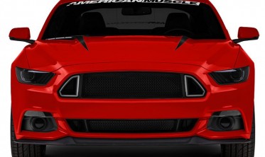 Решетка радиатора с LED Ford Mustang (2015-2017) Ecoboost, V6, GT фото