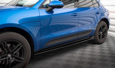 Тюнінгові накладки (лістви)  на бічні пороги Porsche Macan Mk1 дорестайл фото