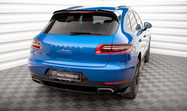 Центральный диффузор на задний бампер Porsche Macan Mk1 дорестайл фото