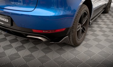 Боковые накладки на задний бампер Porsche Macan Mk1 дорестайл фото