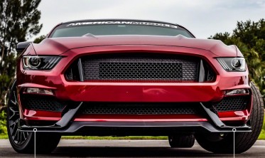 Дифузор переднього бампера Ford Mustang 2015-2017 GT350 фото