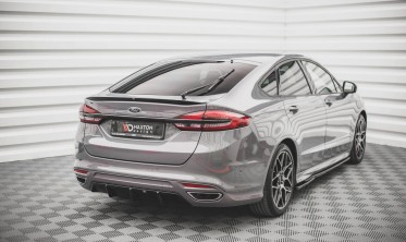 Центральный диффузор на задний бампер Ford Mondeo MK5 ST-line послерестайл фото