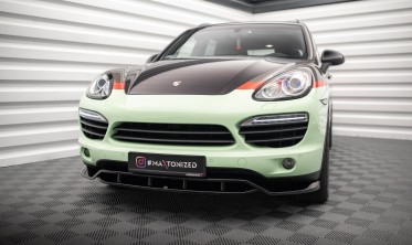 Тюнінгова накладка на передній бампер Porsche Cayenne Mk2 фото