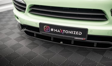 Тюнінгова накладка на передній бампер Porsche Cayenne Mk2 фото