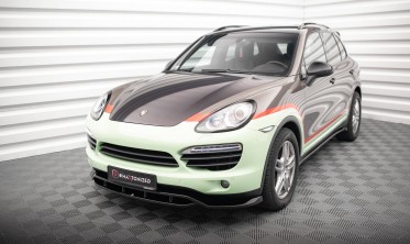 Тюнінгова накладка на передній бампер Porsche Cayenne Mk2 фото