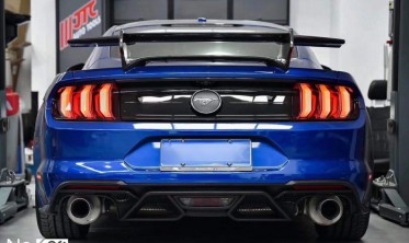 Диффузор заднего бампера Ford Mustang (2018-2021) GT500 style фото