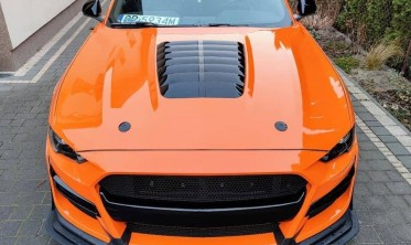 Алюминиевый капот Ford Mustang (2018-2021, GT, Ecoboost) GT500 style фото