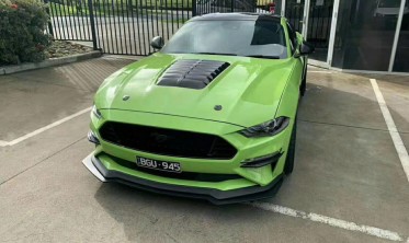 Алюминиевый капот Ford Mustang (2018-2021, GT, Ecoboost) GT500 style фото