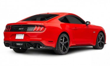 Дифузор заднього бампера Ford Mustang (2018-2021) mp style фото