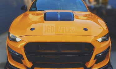 Алюмінієвий капот Ford Mustang (2018-2021, GT, Ecoboost) GT500 ikon style фото