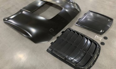 Алюмінієвий капот Ford Mustang (2018-2021, GT, Ecoboost) GT500 ikon style фото