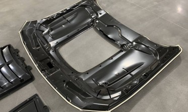 Алюмінієвий капот Ford Mustang (2018-2021, GT, Ecoboost) GT500 ikon style фото