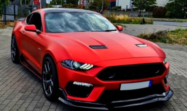 Тюнинговый бампер передний Ford Mustang (2018-2022) MACH1 style фото