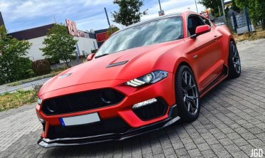 Тюнинговый бампер передний Ford Mustang (2018-2022) MACH1 style фото