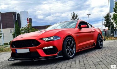 Тюнинговый бампер передний Ford Mustang (2018-2022) MACH1 style фото
