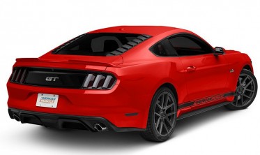 Накладка жалюзі на заднє скло Ford Mustang фото