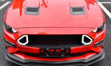 Спліттер переднього бампера Ford Mustang 2018-2021 textured фото