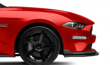 Спліттер переднього бампера Ford Mustang 2018-2021 textured фото