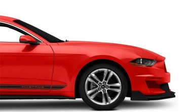 Передній бампер Ford Mustang з дифузором у стилі Shelby GT350 фото