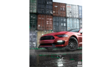 Передній бампер Ford Mustang з дифузором у стилі Shelby GT350 фото