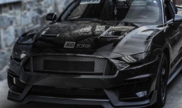 Передній бампер Ford Mustang з дифузором у стилі Shelby GT350 фото