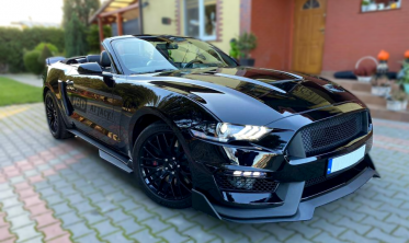 Передній бампер Ford Mustang з дифузором у стилі Shelby GT350 фото