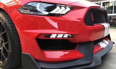 Передній бампер Ford Mustang з дифузором у стилі Shelby GT350 фото