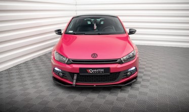Дифузор на передній бампер VW Scirocco MK3 вер. 2 фото