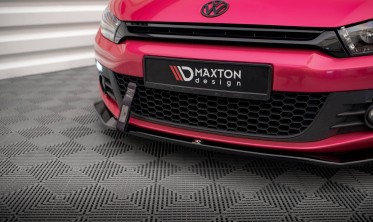Дифузор на передній бампер VW Scirocco MK3 вер. 2 фото