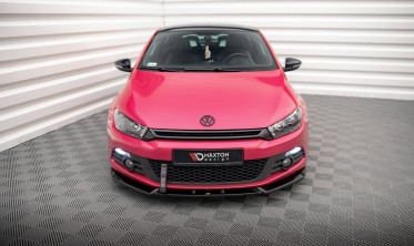 Накладка тюнінгова на передній бампер VW Scirocco MK3 вер. 3 фото