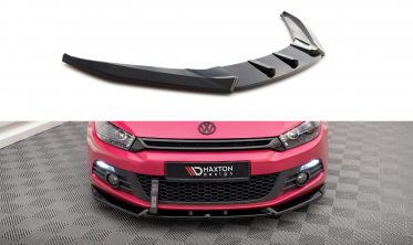 Накладка тюнінгова на передній бампер VW Scirocco MK3 вер. 3 фото