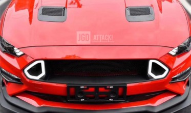 Решітка радіатора з LED Ford Mustang (2018-2021) Ecoboost, GT фото