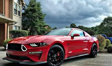 Решітка радіатора з LED Ford Mustang (2018-2021) Ecoboost, GT фото